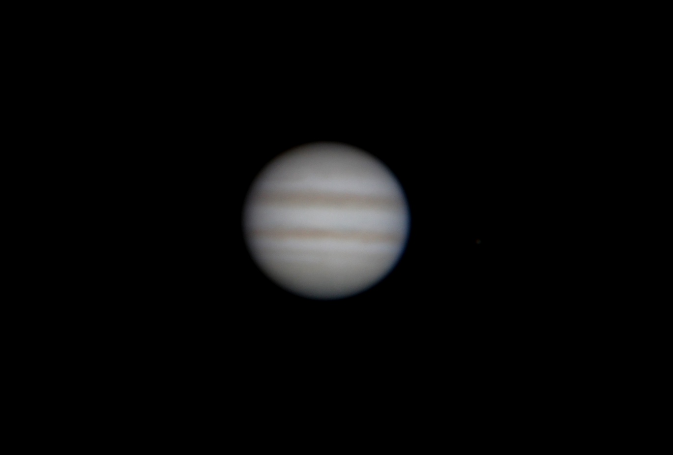 ４００ｍｍ反射式望遠鏡で撮影した「木星」です。