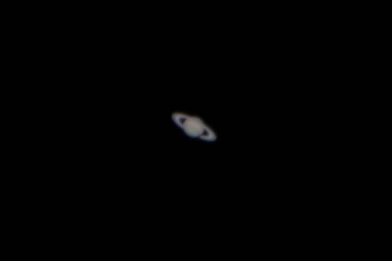 ４００ｍｍ反射式望遠鏡で撮影した「土星」です。
