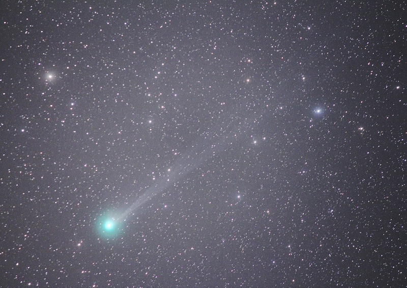 ４００ｍｍ反射式望遠鏡で撮影した「ラブジョイ彗星」（２０１５年１月２４日）
